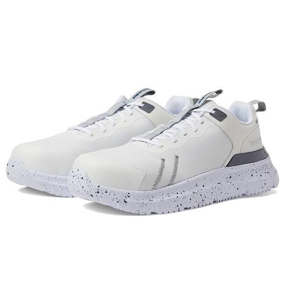 Timberland PRO Mens Setra Composite Safety Toe Sneakers US 15 EU 49 White NIB - Picture 1 of 13
